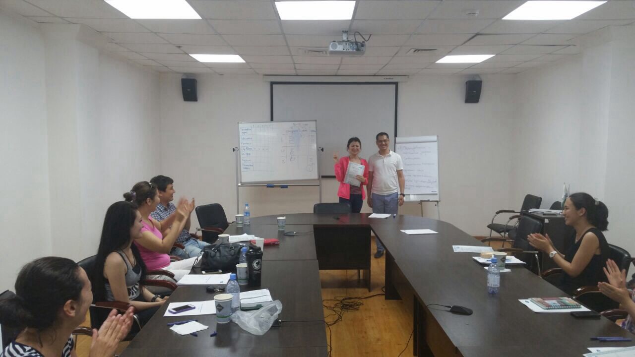 Уникальный тренинг по организационной эффективности прошел в Астане